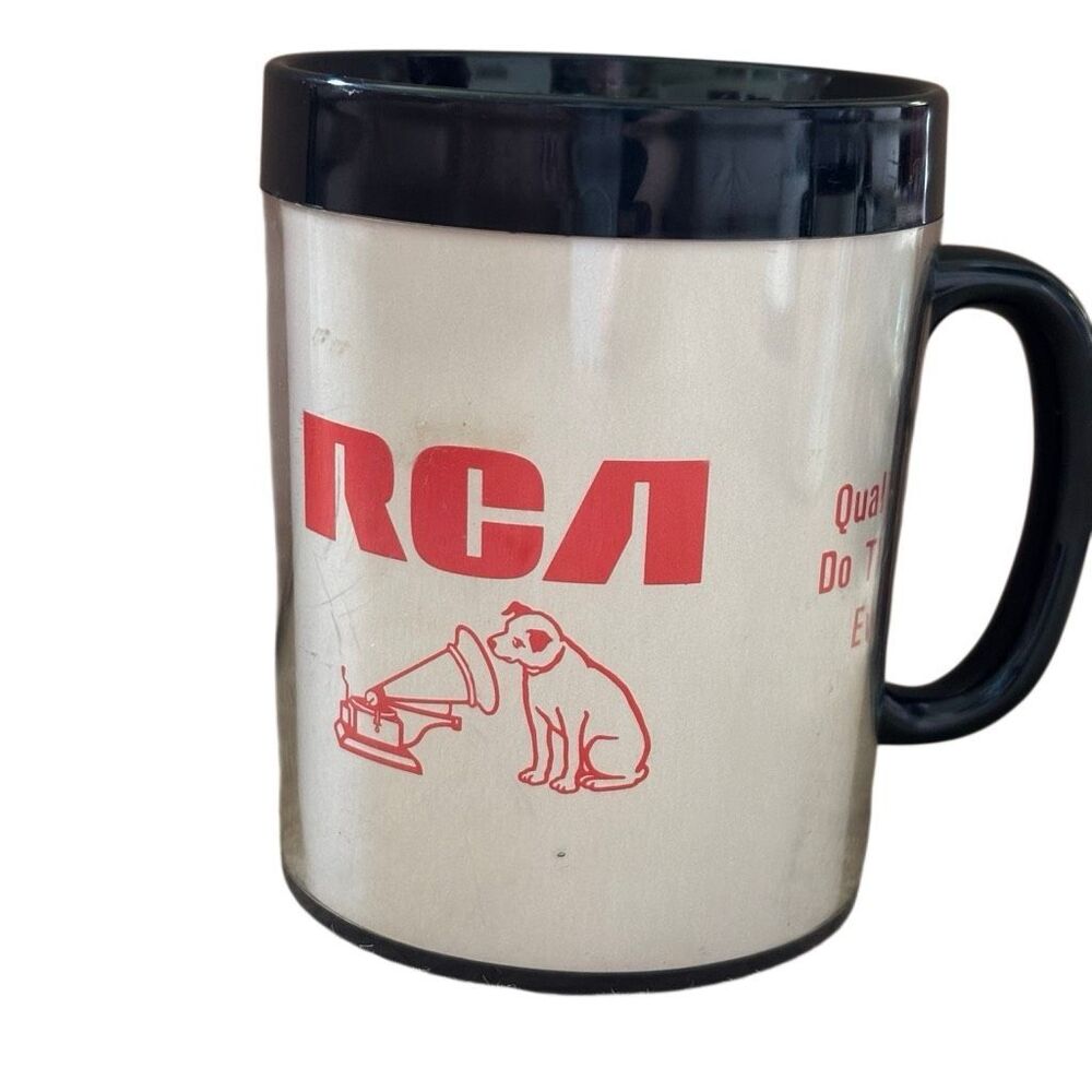RCA Vintage Thermo-Serv Plastic Mug